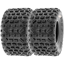 SunF Set 2 ATV Tires 20x11-9 20x11x9 Knobby 6 PR A035