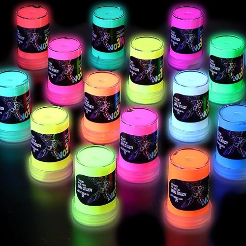 WINSONS Glow in the Dark Acrylic Paint, Set of 10