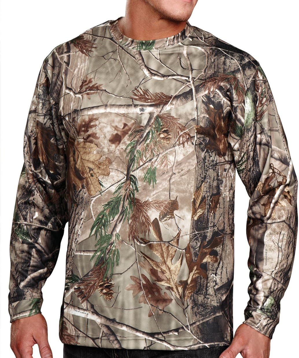 Mens Moisture-Wicking Long Sleeve Camo 