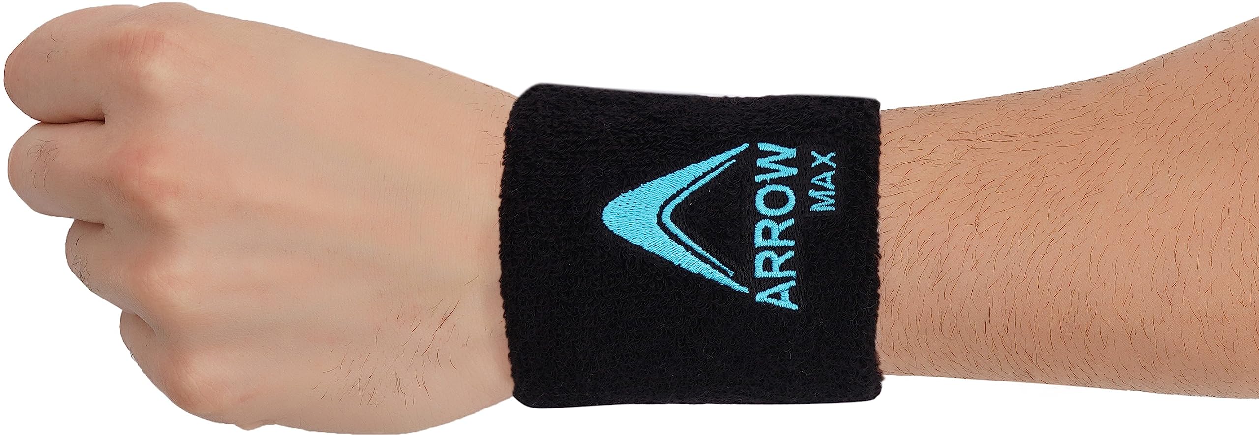 ArrowMax Wrist Band Sweat Band Pure Cotton Premium for All Sports Fitness Band () (B0CB8F5H4S) Amazon Price History, Amazon Price Tracker