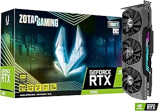ZOTAC Gaming GeForce RTX 3080 Trinity OC LHR 12GB GDDR6X 384-bit 19 Gbps PCIE 4.0 Graphics Card, IceStorm 2.0 Advanced Cooling, Spectra 2.0 RGB Lighting, ZT-A30820J-10PLHR