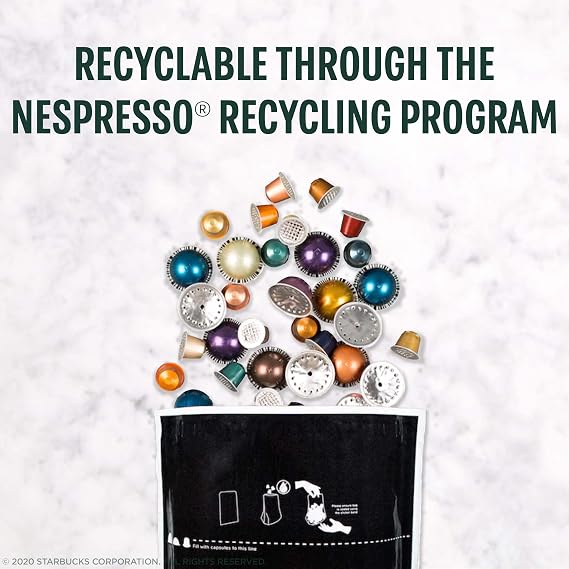 Starbucks by Nespresso Vertuo, Veranda Blend, Blonde Roast Coffee 32-count