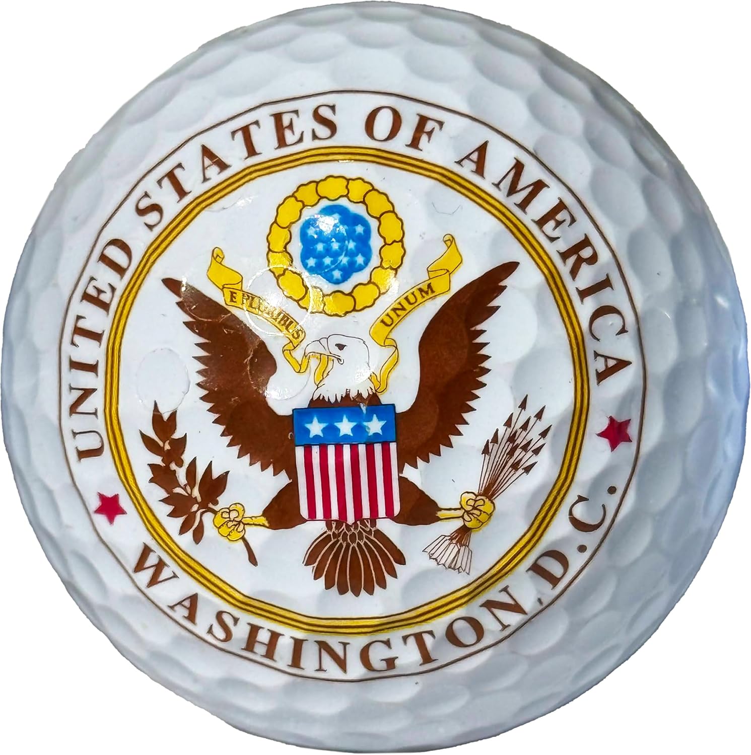 President Donald Trump 47 Great Seal Golf Ball and Towel Set – Includes Gold Trump 47 Signature, Great Seal and White House Golf Balls and Navy Blue Towel with Great Seal – Limited Edition Collectible