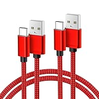 Vista 13 de Basesailor Paquete de 2 cables de carga USB tipo C de 1 pie, cable de carga de nailon para Samsung Galaxy Z Flip Fold, Note S9 S10 S10E 10E S23 Plus