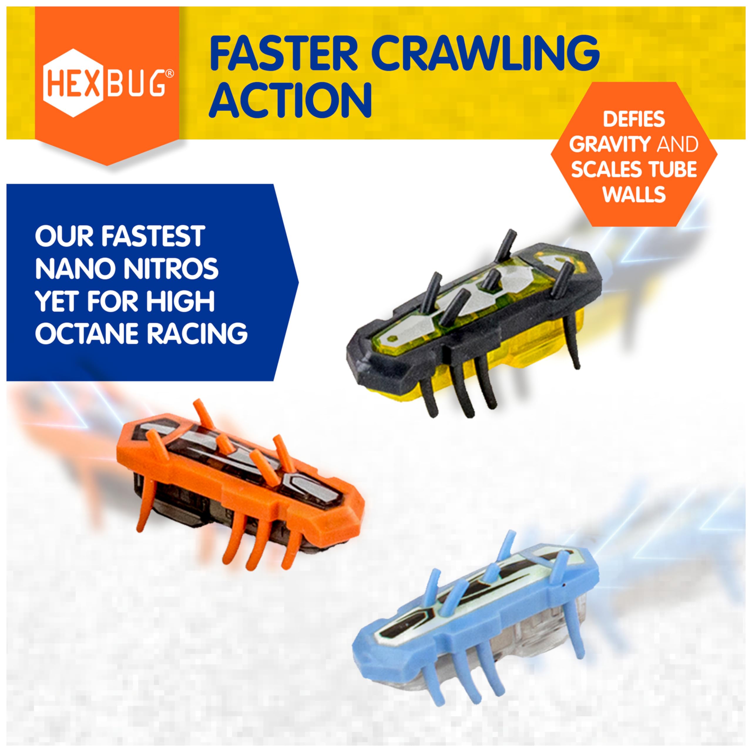 HEXBUG Nano Nitro 5 Pack STEM Robot Toys with Vibration Technology