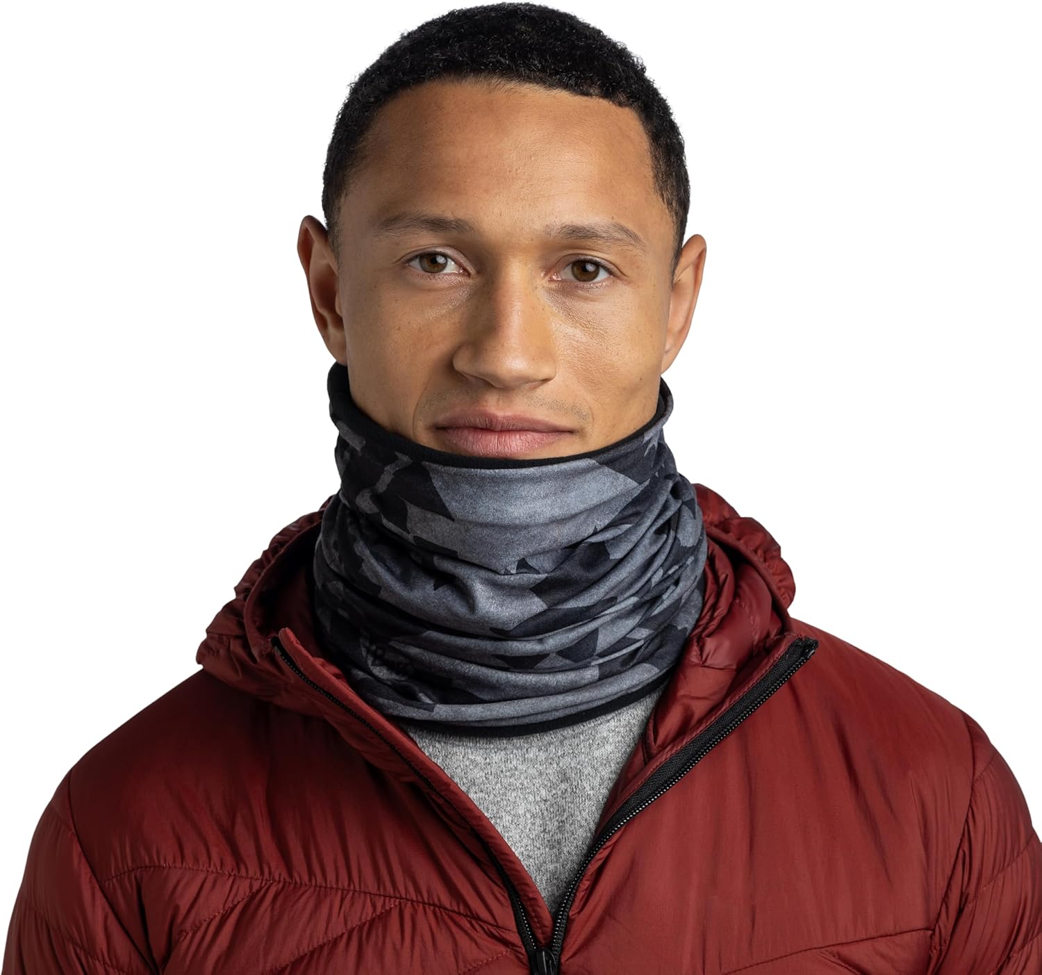 BUFF®| Polar Reversible Neckwarmer Man Woman Adult, Multifunctional, Warm, Lining, Comfortable, Soft, One Size
