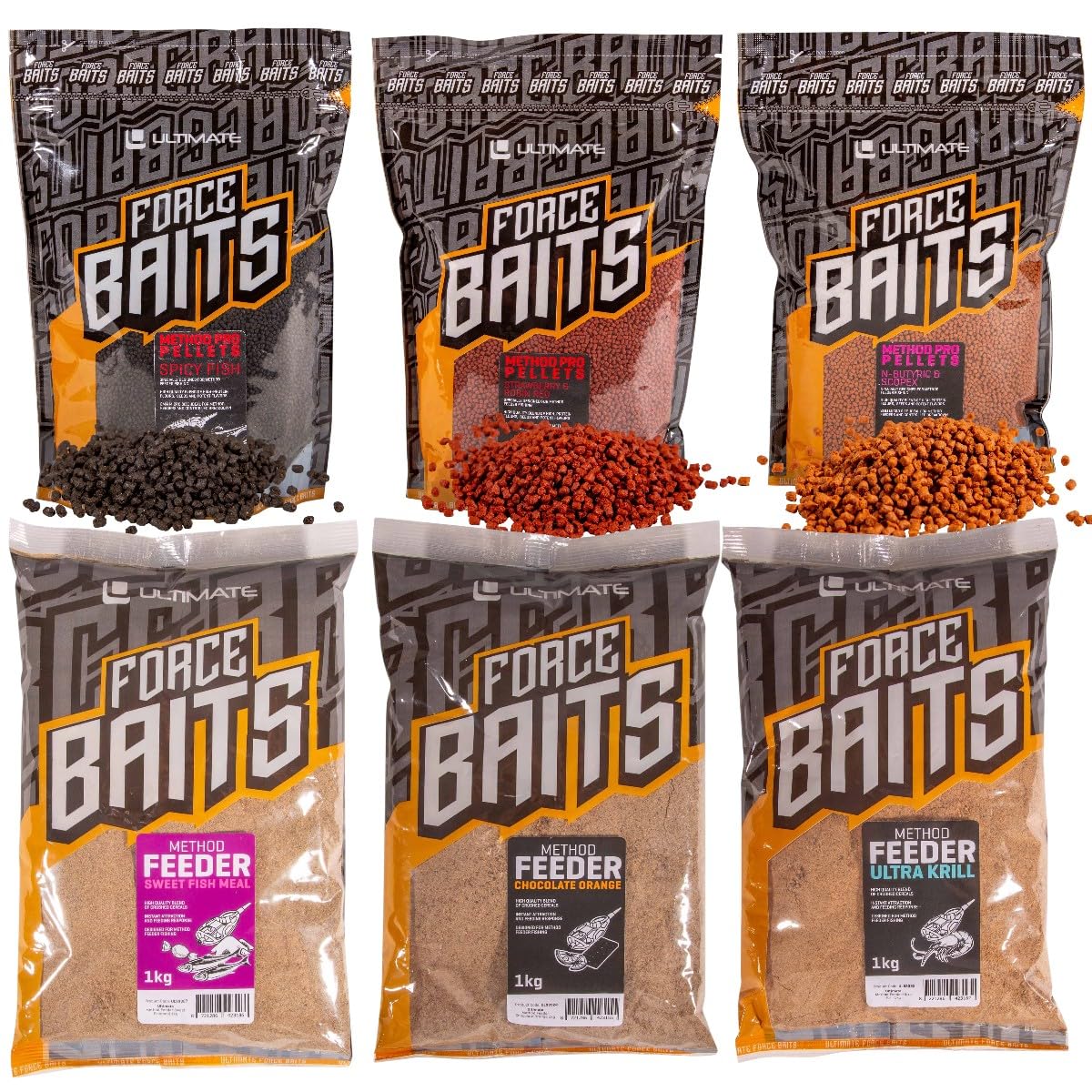 Ultimate Method Feeder Pellet & Groundbait Pack - Groundbait