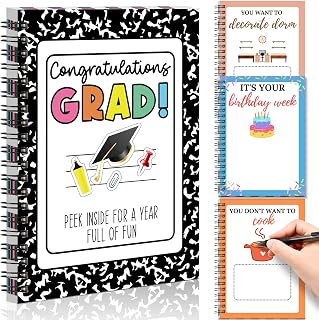 MDPrints Global Graduation Gift Card Book, 7x5 Inches College Survival Gift Card Album, Survival Kit (Book 3)