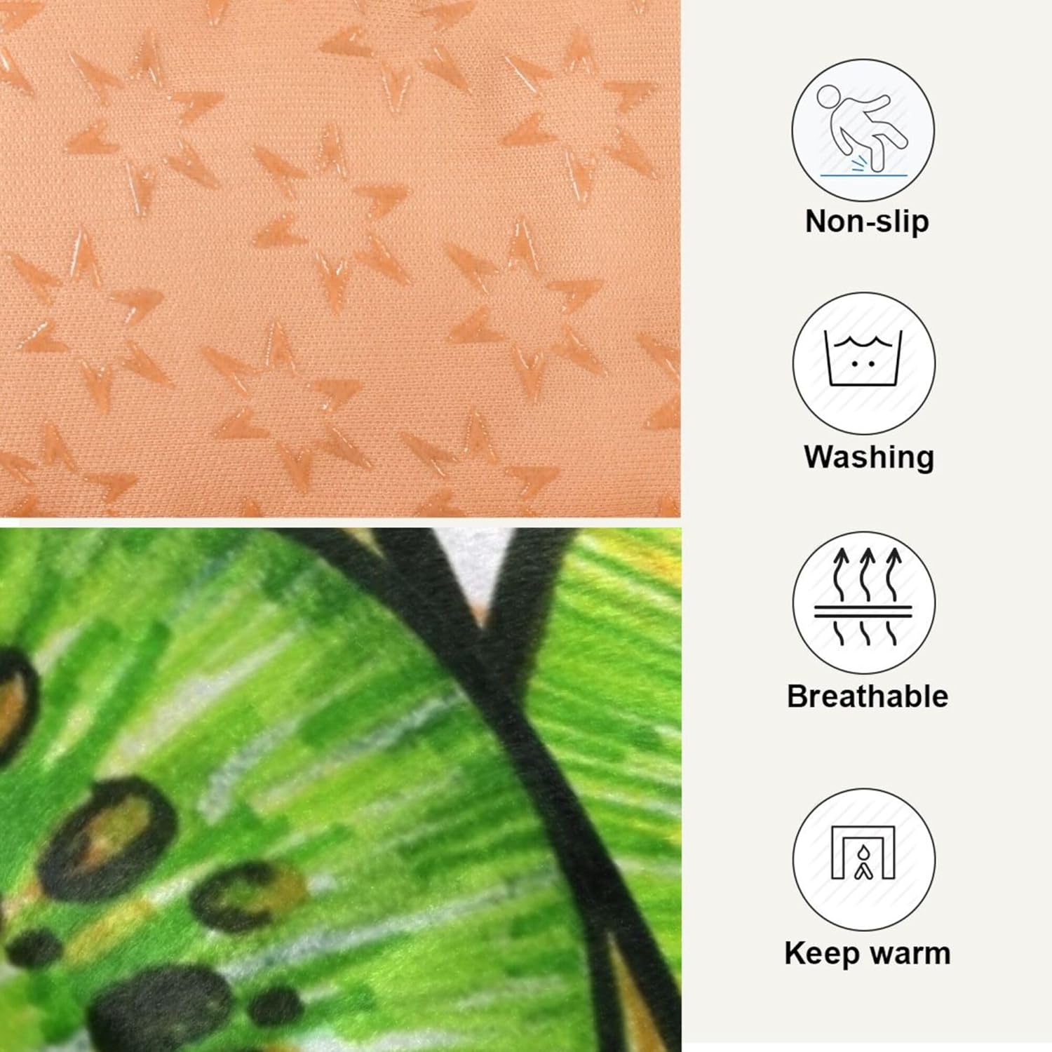 review Qilmy Green Kiwi Fruit Dog Bed Cat Bed Pet Crate Mattress Non-Slip Soft Pet Dog and Cat Bed Mat Washable Kennel Pad,24 x 36 Inch