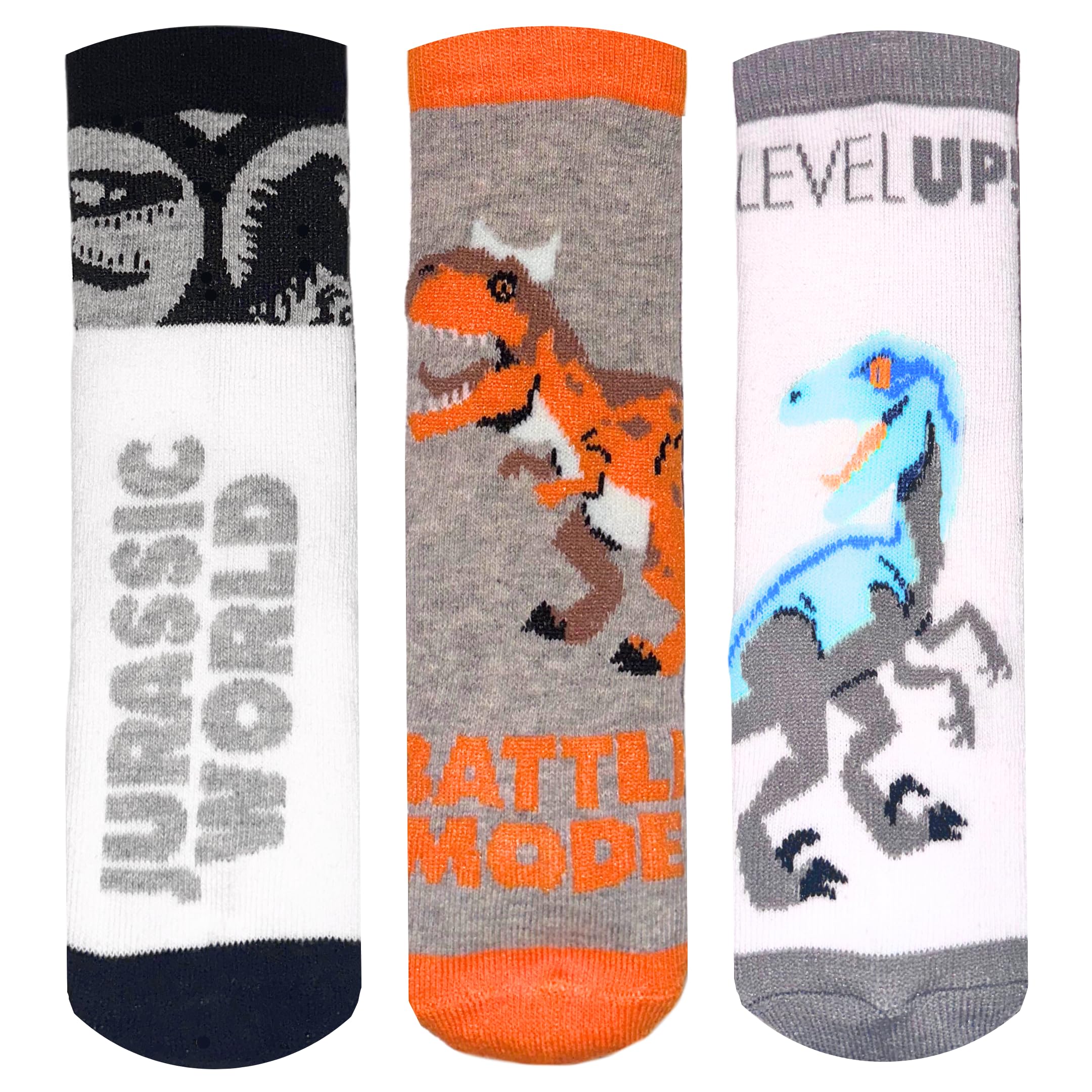 Jurassic World Boys Socks (Pack of 3) Orange EU 31-34