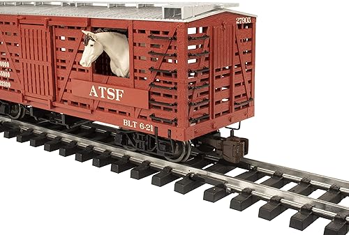 Miniatura 4 de Bachmann Trains - Coche animado Santa FE wCaballos - Gran escala G