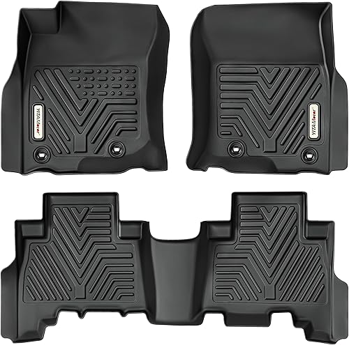 Yitamotor - Alfombrillas para Toyota 4Runner 2013-2019, 2014-2019 Lexus GX460, Incluye revestimientos de piso Lexus Toyota para todo clima de 1 y 2