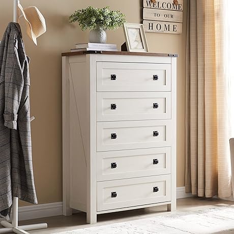 T4TREAM Modern Rustic Farmhouse Bedroom Dresser