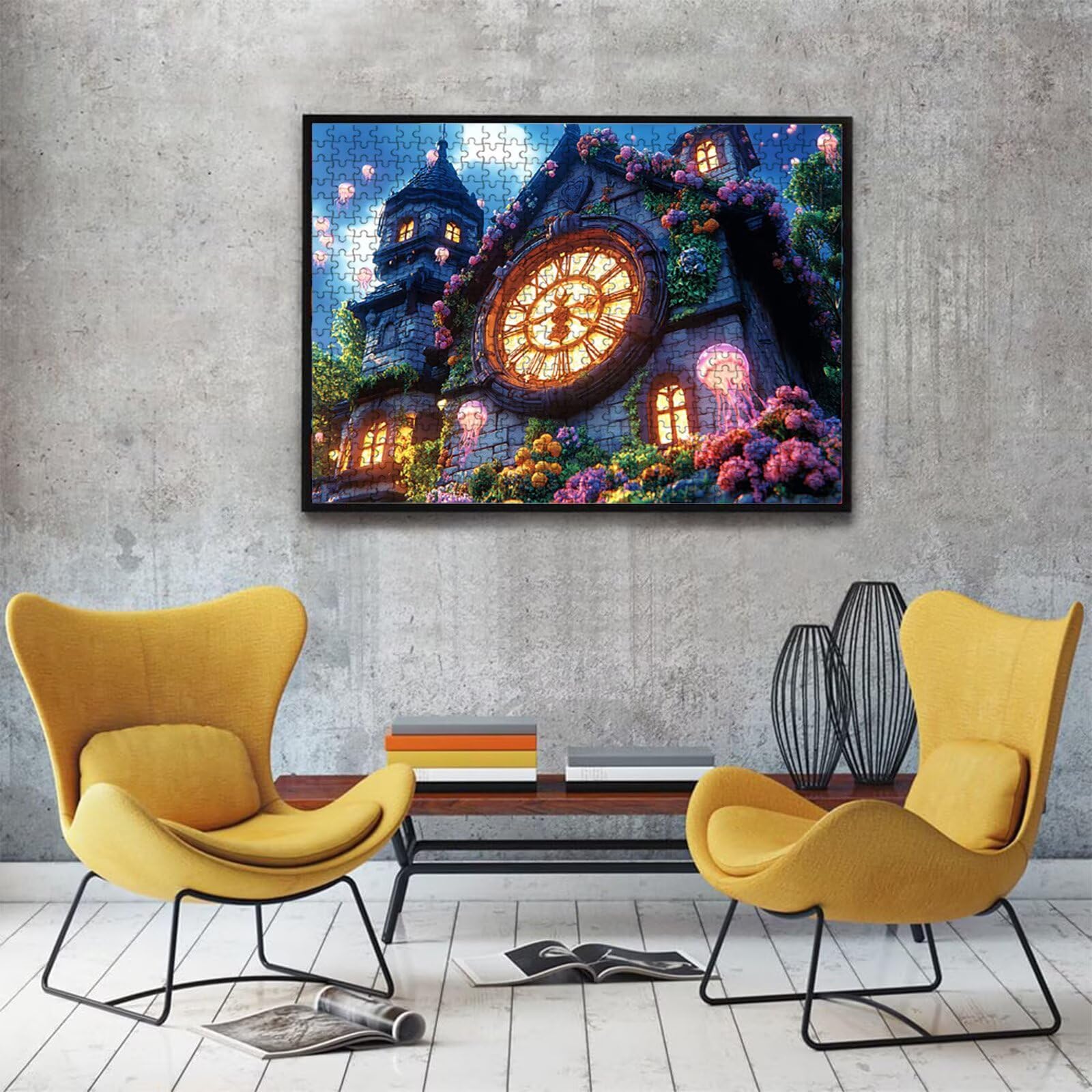 Puzzle leggero castello, Puzzle Adulti 3000 pezzi, Puzzles Legno con Squisita Scatola di Imballaggio, Rompicapo per Esperti con Incastro Perfetto, Stampa Alta Definizione, Regalo per Adulti W3H-752