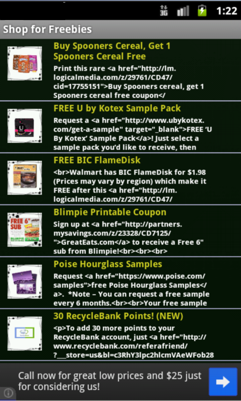 Shop for Freebies - App on Amazon Appstore