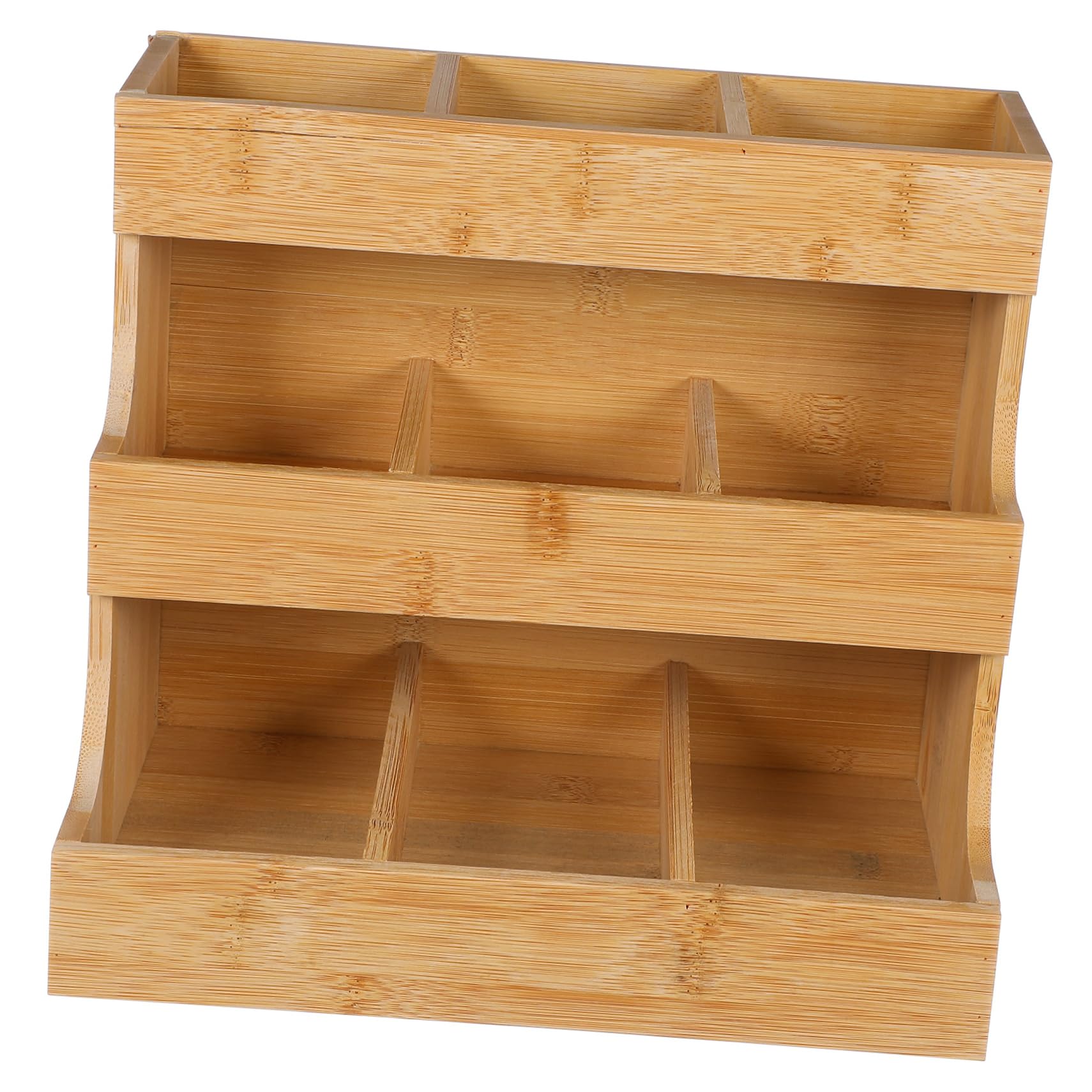 Ipetboom Estante De Almacenamiento para Bolsitas De Té Soporte De Madera para Oficina Organizador De Bolsas De Té para Guardar Cocina Estante y Azúcar