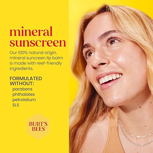 Miniatura 4 de Burt's Bees Bálsamo labial SPF 30, Island Getaway - Coco Loco, Beaches & Cream, Tropic Like It's Hot, cuidado solar resistente al agua, tratamiento