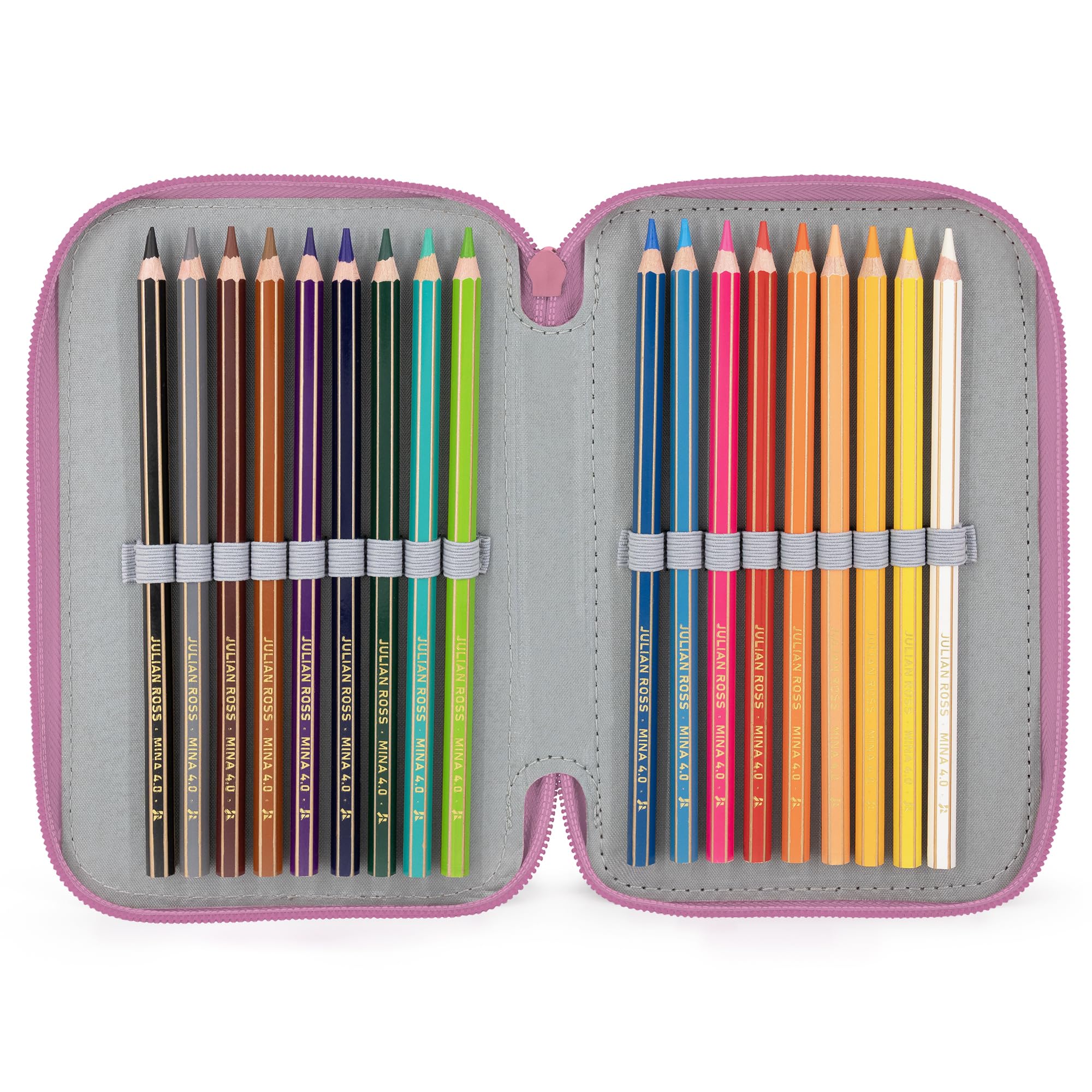 Clondo School Pack Completo Zaino Scuola Ergonomico 33x43x20 cm con Astuccio coordinato 3 Scomparti 46 Pezzi – Per Stitch Fan – Elementare e Regalo Bambina