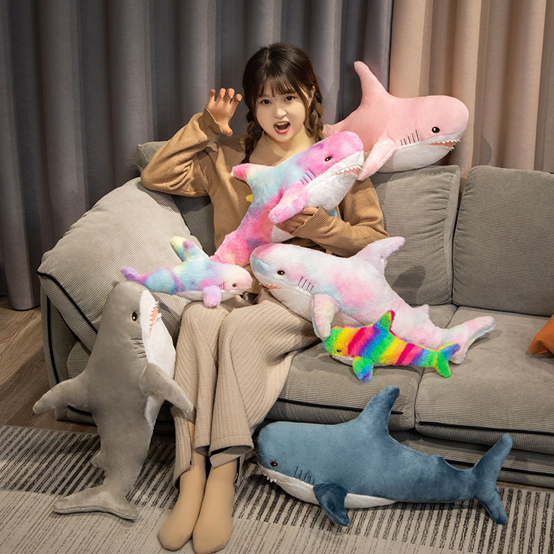 Amazon.com: MUPI Shark Stuffed Animal Plush 11" Cute Shark Toy Plush  Pillows Soft Cotton Sharks Plushies Ocean Sea Animal Doll Gifts for Boys  Girls Kids AdultsNavy Blue : Toys & Games