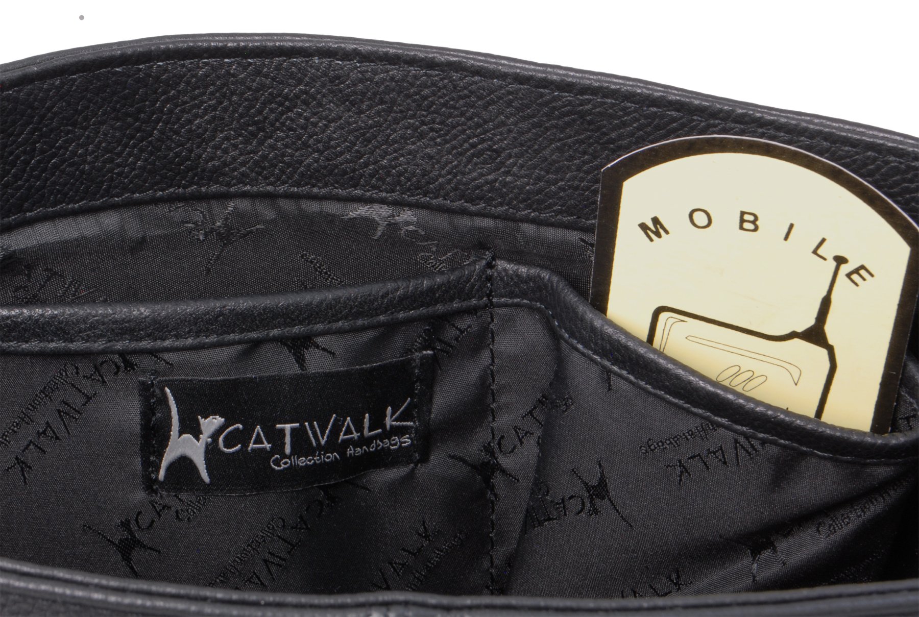 Catwalk Collection Handbags - Bandolera de Piel - Messenger Bag Mediano - Bolso de Mano Mujer - Bolso de Diario Tamaño A5 - Louisa