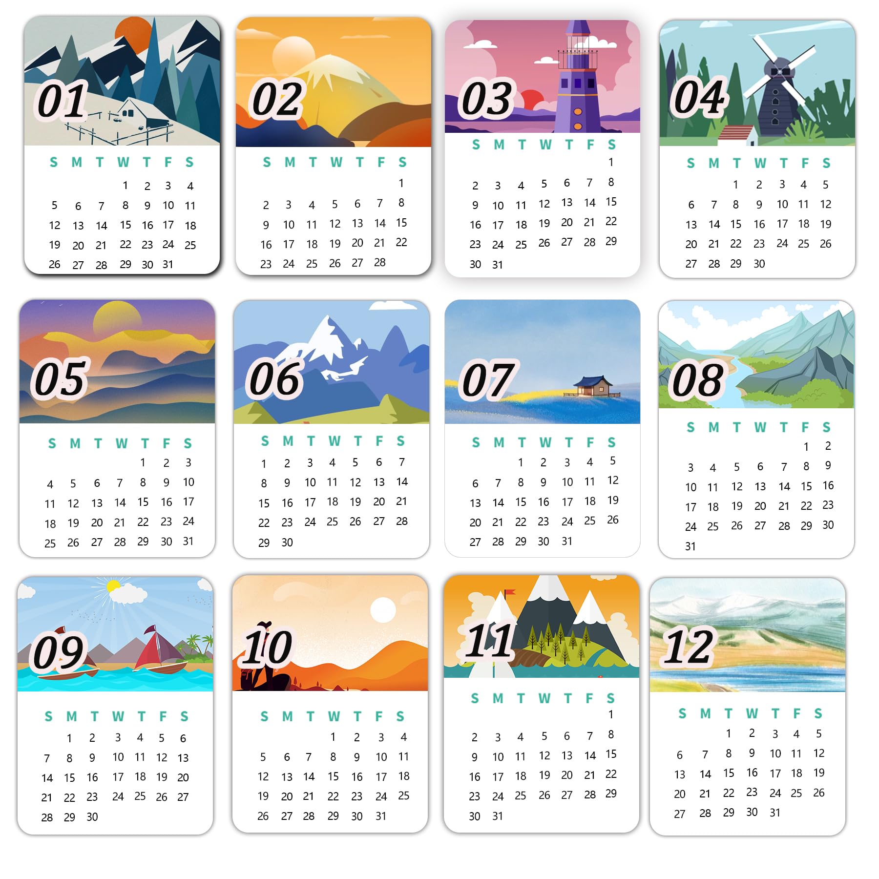 Amazon.com: 2025 Monthly Calendar Stickers 2X2.5 Inch Mini Calendar 12 Month Annual Yearly Planner,12 Pcs/Sheets,4 Sheets : Office Products amazon-com-2025-monthly-calendar-stickers-2x2-5-inch-mini-calendar-12-month-annual-yearly-planner-12-pcs-sheets-4-sheets-office-products