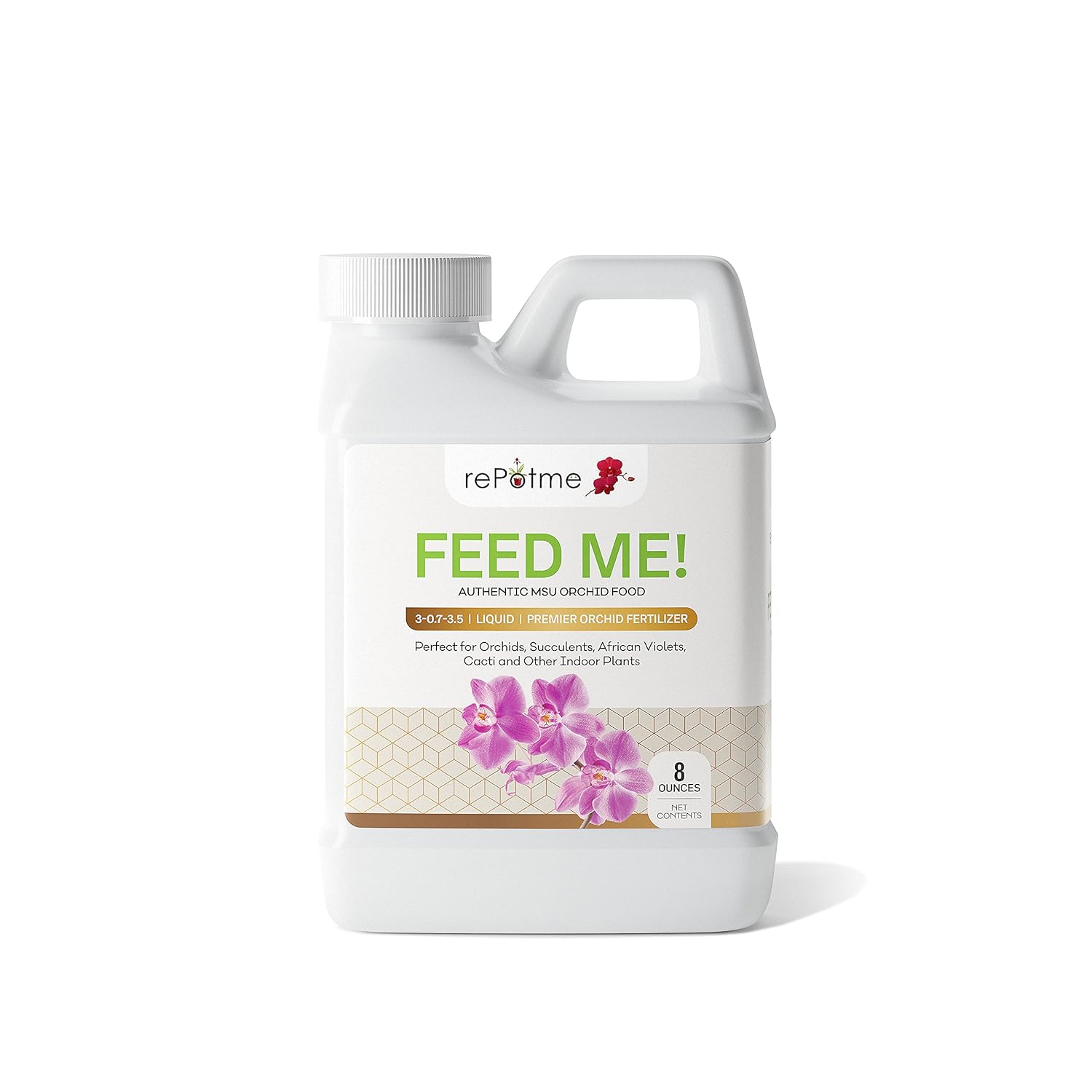 rePotme Indoor Plant Food | Feed ME! Houseplant Time Release Fertilizer (18-6-8) | Feeds Your Plants Automatically