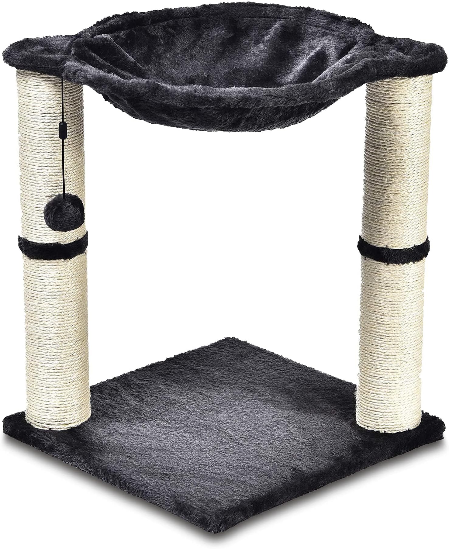 Amazon Basics Cat Tower with Hammock and Scratching Posts