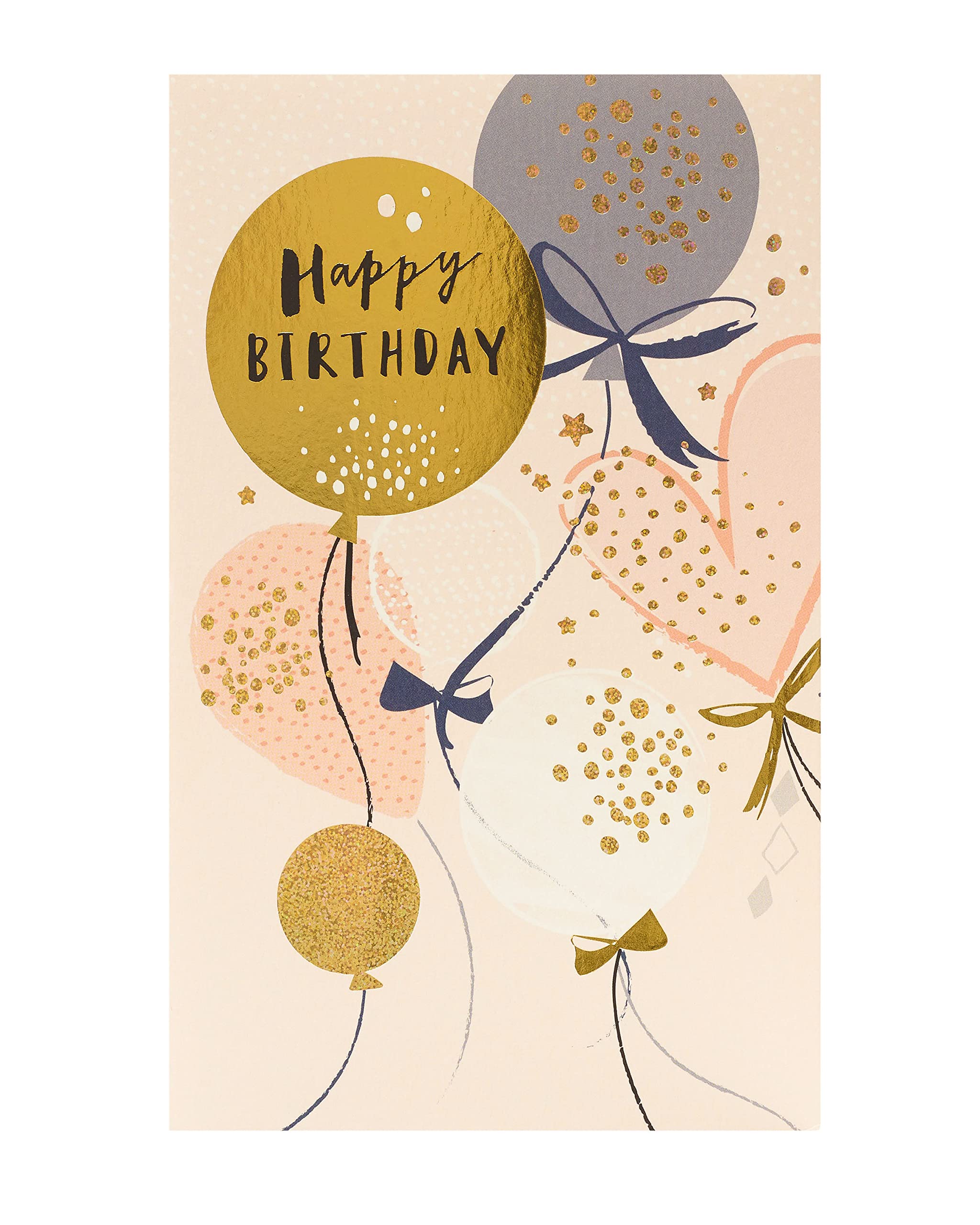 Foto gratis: Design del biglietto d'invito di compleanno, palloncini