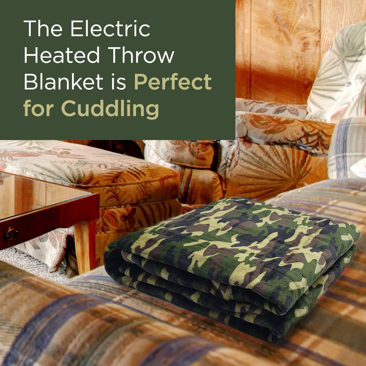 Amazon.com: Dr Relief Electric Heated Throw Blanket Fleece with Controller,  4 Hours Auto Shut-Off, Fast Warming, Full-Body Comfort, Luxuriously Soft,  Machine Washable, 50 x 60, Micromink for Cozy Couch or Bed :