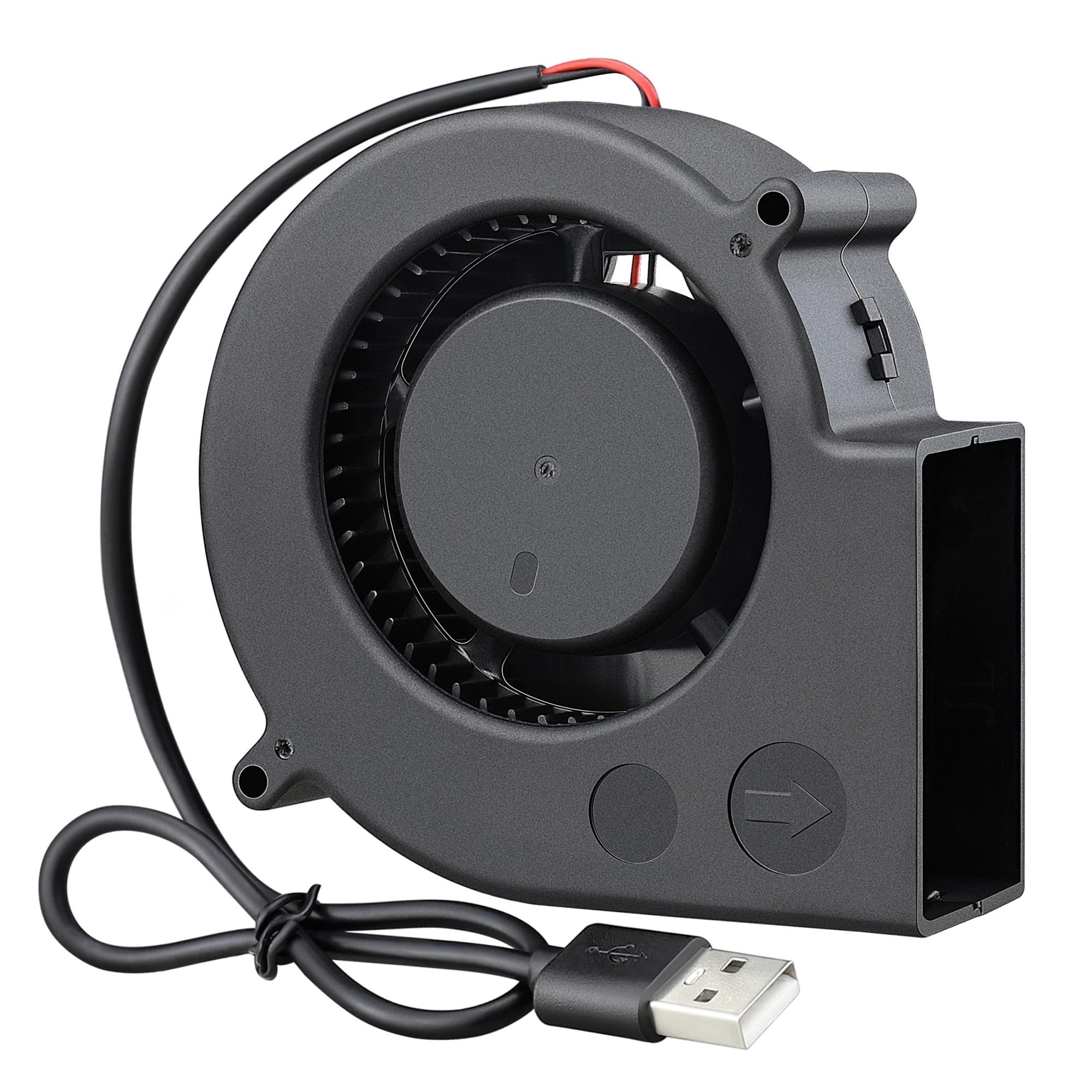 JJKKOZVQF DC 9733 5V USB Blower Fan 97mm 97 x 33mm 2000RPM Sleeve Bearing Low Noise Blower for Cabinets
