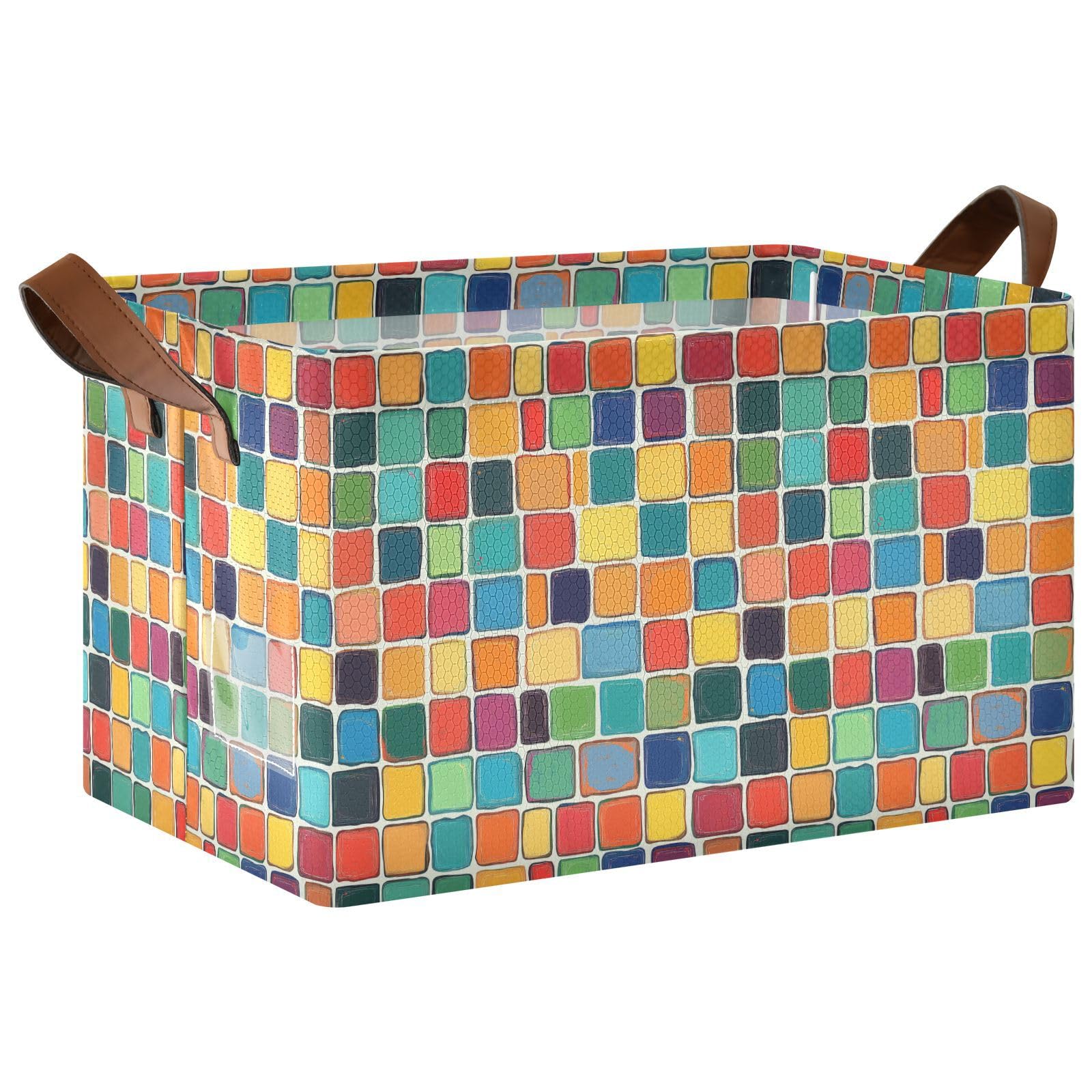 Panier de rangement en grille mate lot de 2 bacs robustes pour placard