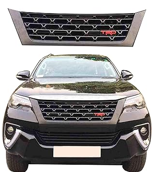 CAR SAAZ TRD Sports Front Grill for Fortuner Type 3 (2016-Present)(Black)