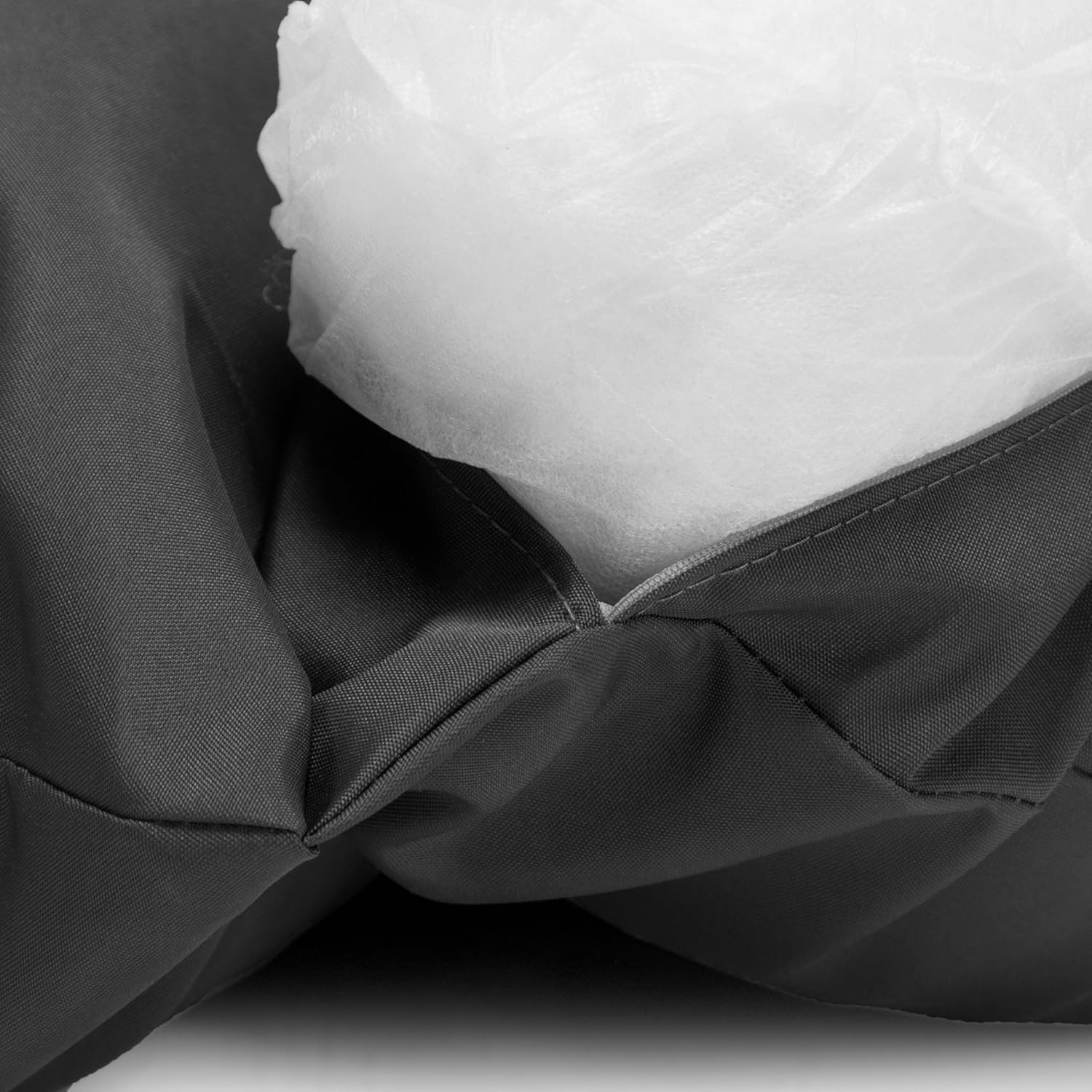 Black Cotton 2-Person Hanging Swing Chair Cushion