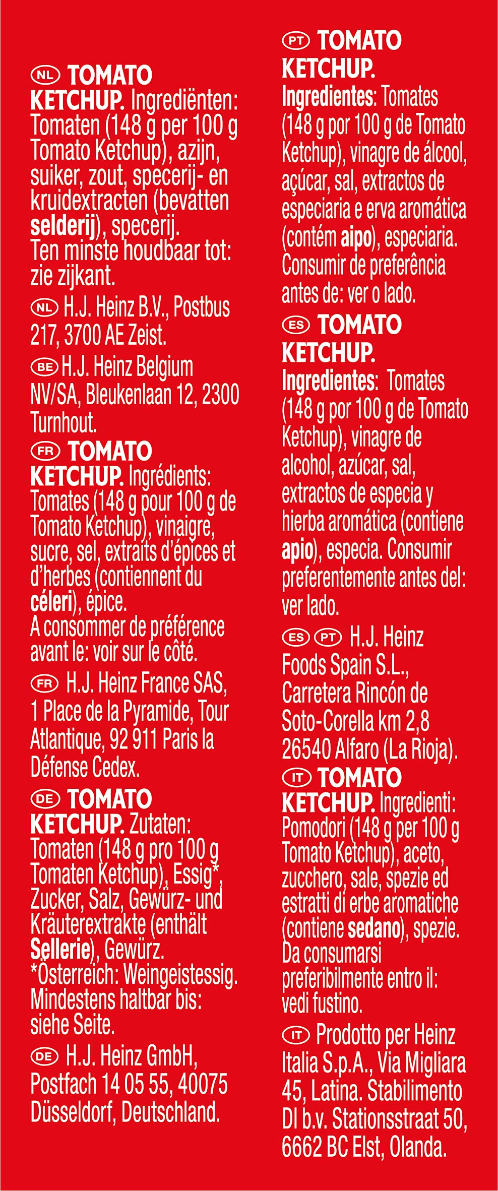 Heinz | Tomatenketchup | 5.1 liter