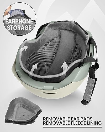 Miniatura 3 de OutdoorMaster Casco de esquí granate  Ajustable 16 rejillas de ventilación en control de clima  Casco de snowboard para niños, jóvenes, hombres,