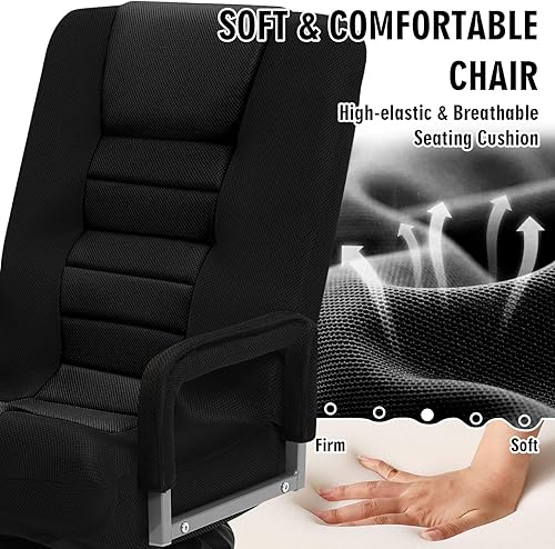 Miniatura 6 de Silla giratoria para juegos con reposabrazos, sofá reclinable plegable de video con 6 posiciones ajustables, respaldo acolchado y cojín, sofá