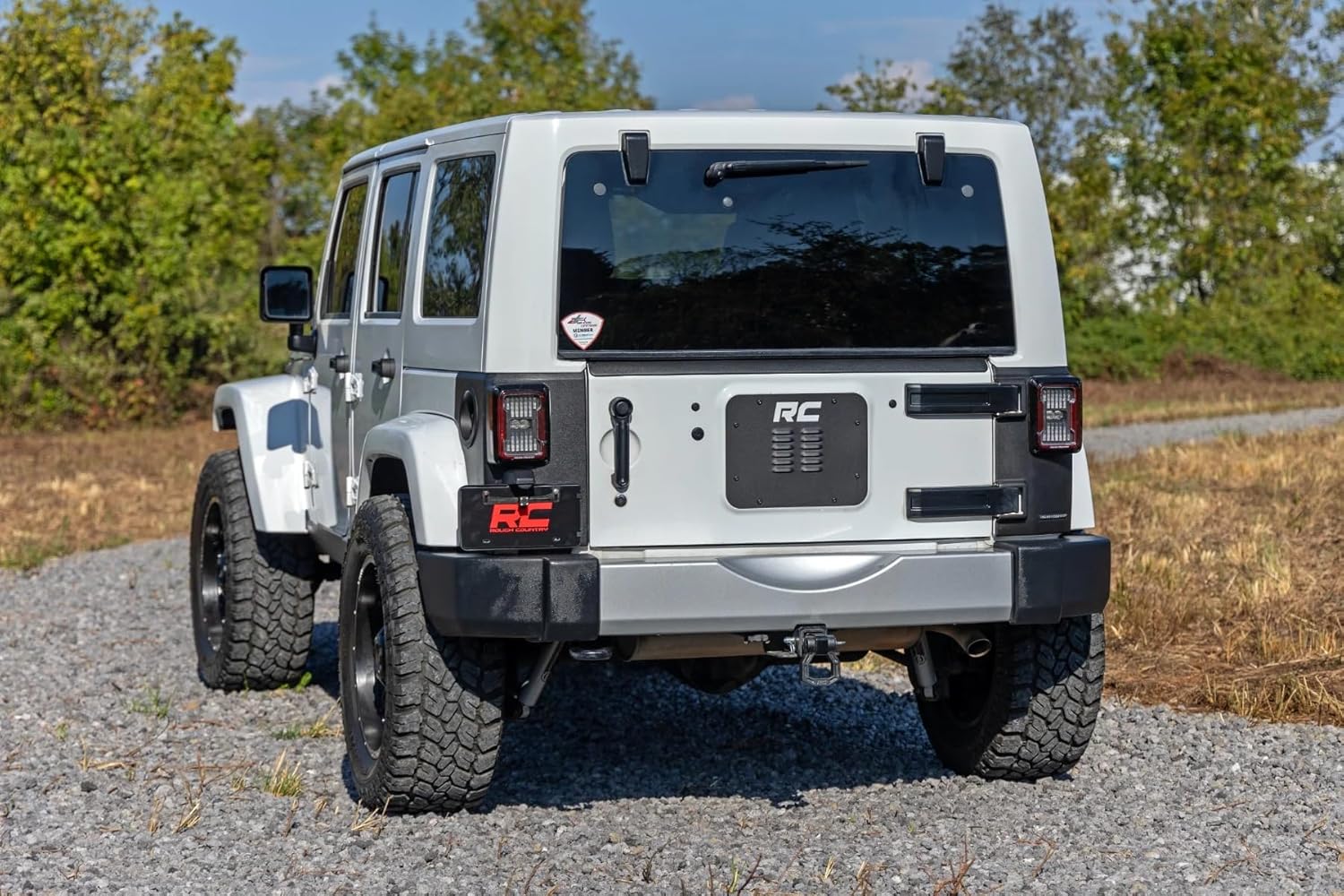Rough Country Trail Cladding Tailgate Protector for Jeep Wrangler JK/Unlimited (2007-2018) - Durable Tailgate Protection, Scratch & Impact Resistant, Easy Install