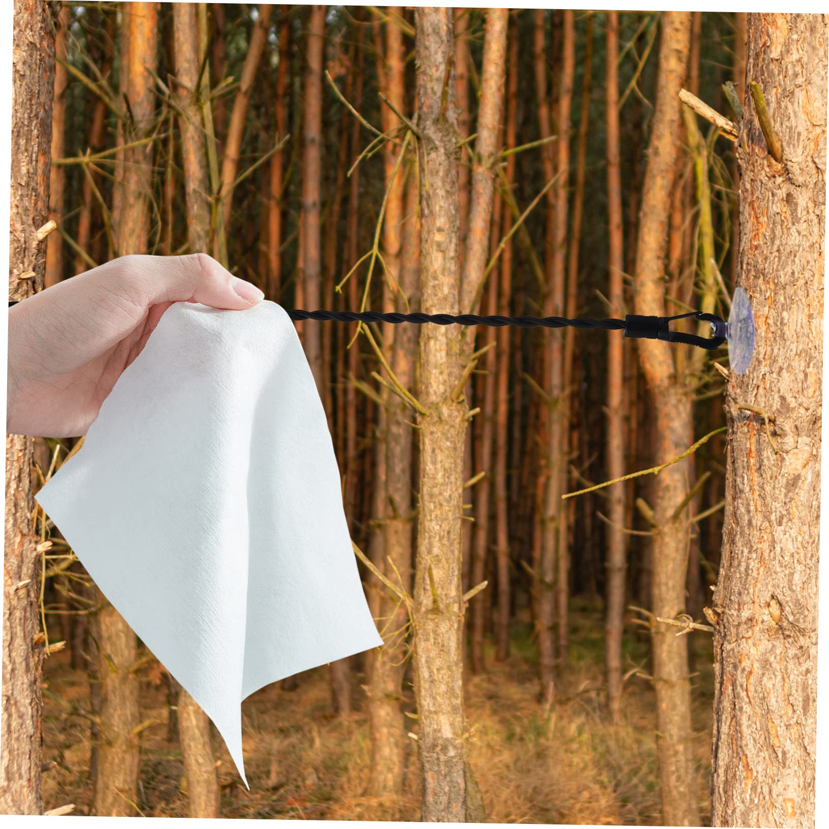 OFFSCH 1set Retractable Portable Clotheslines with Suction Cups Travel Clothesline for Indoor Outdoor Use Clothes Clips Included for Camping and Hotel Drying 2pcs