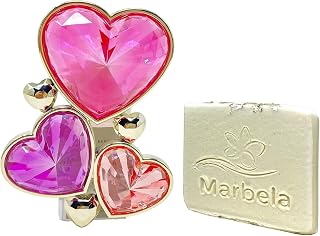 Bath & Body Works Bejeweled Hearts Scent Control Nightlight Wallflowers Fragrance Plug with a Natural Oats Sample Soap