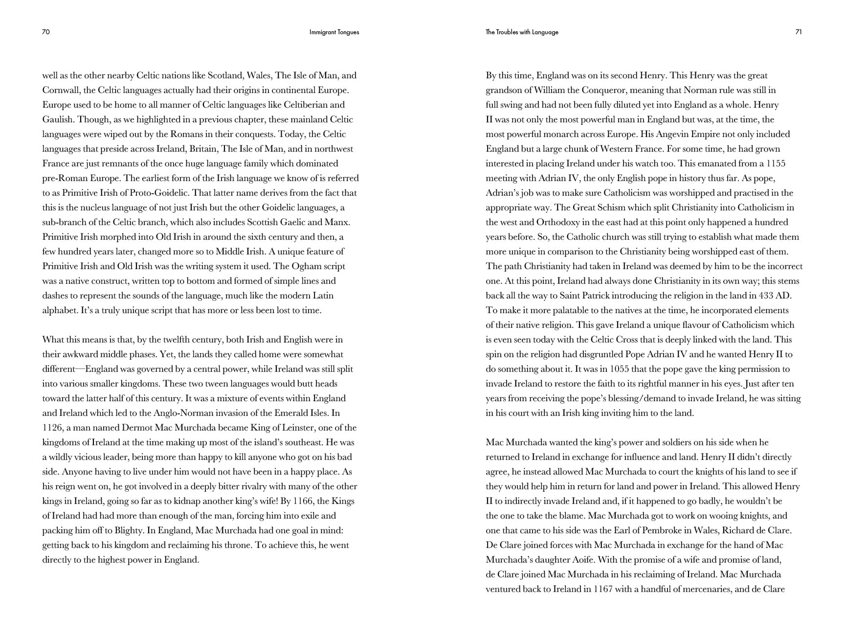 Immigrant Tongues: Exploring How Languages Moved, Evolved, and Defined Us (History of Language, Etymology Book)