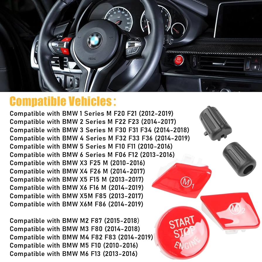 Amazon.com: Jaronx Compatible with BMW M1 M2 Buttons