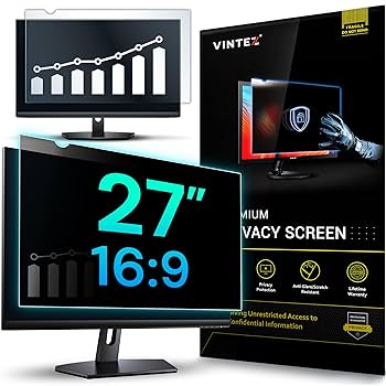 ENVY モニター Amazon.com: VINTEZ 27 Inch 16:9 Privacy Screen for Computer