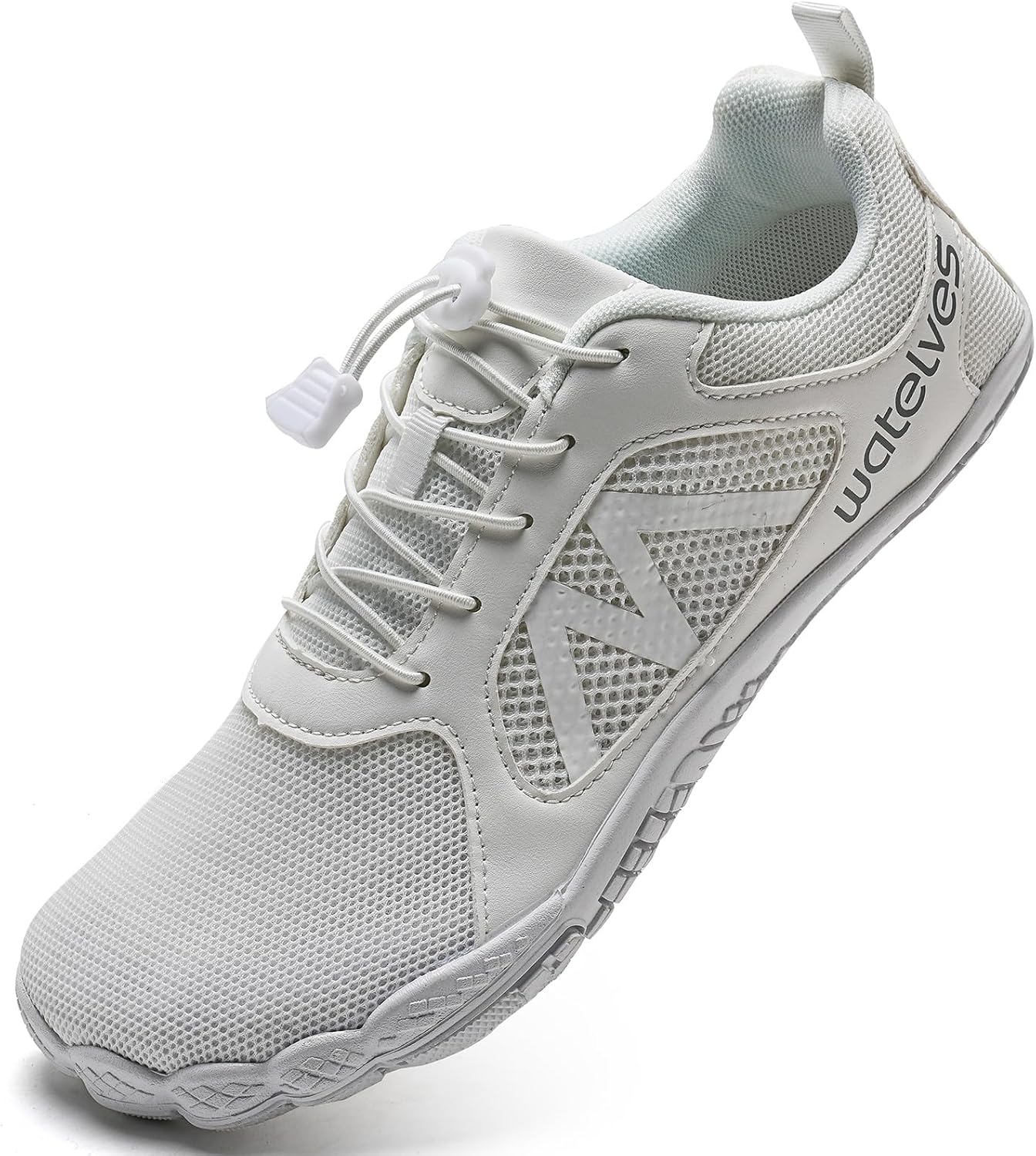 WateLves Barefoot Water Shoes for Women Men Wide Toe Quick-Dry Lightweight Mesh Breathable Aqua Shoes for Beach Swim Yoga Exercise Surf Pool Boat