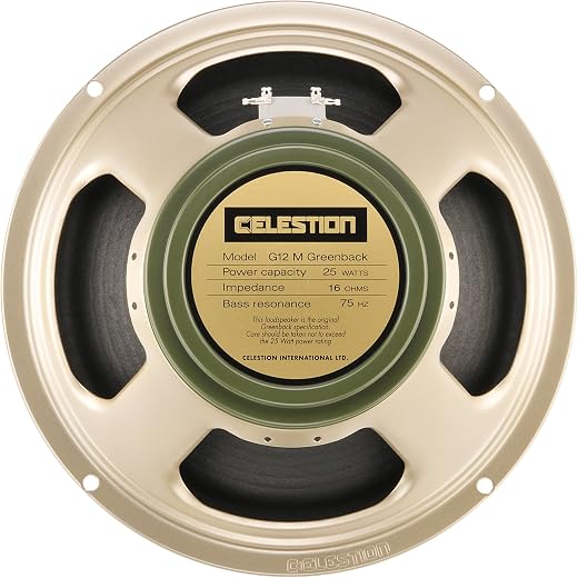 Celestion G12M Greenback Guitar Speaker, 16 Ohm