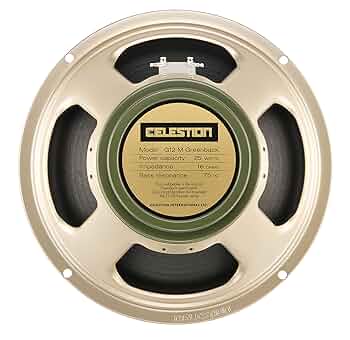 Amazon.co.jp: Celestion G12M グリーンバック 12インチ 25W 16