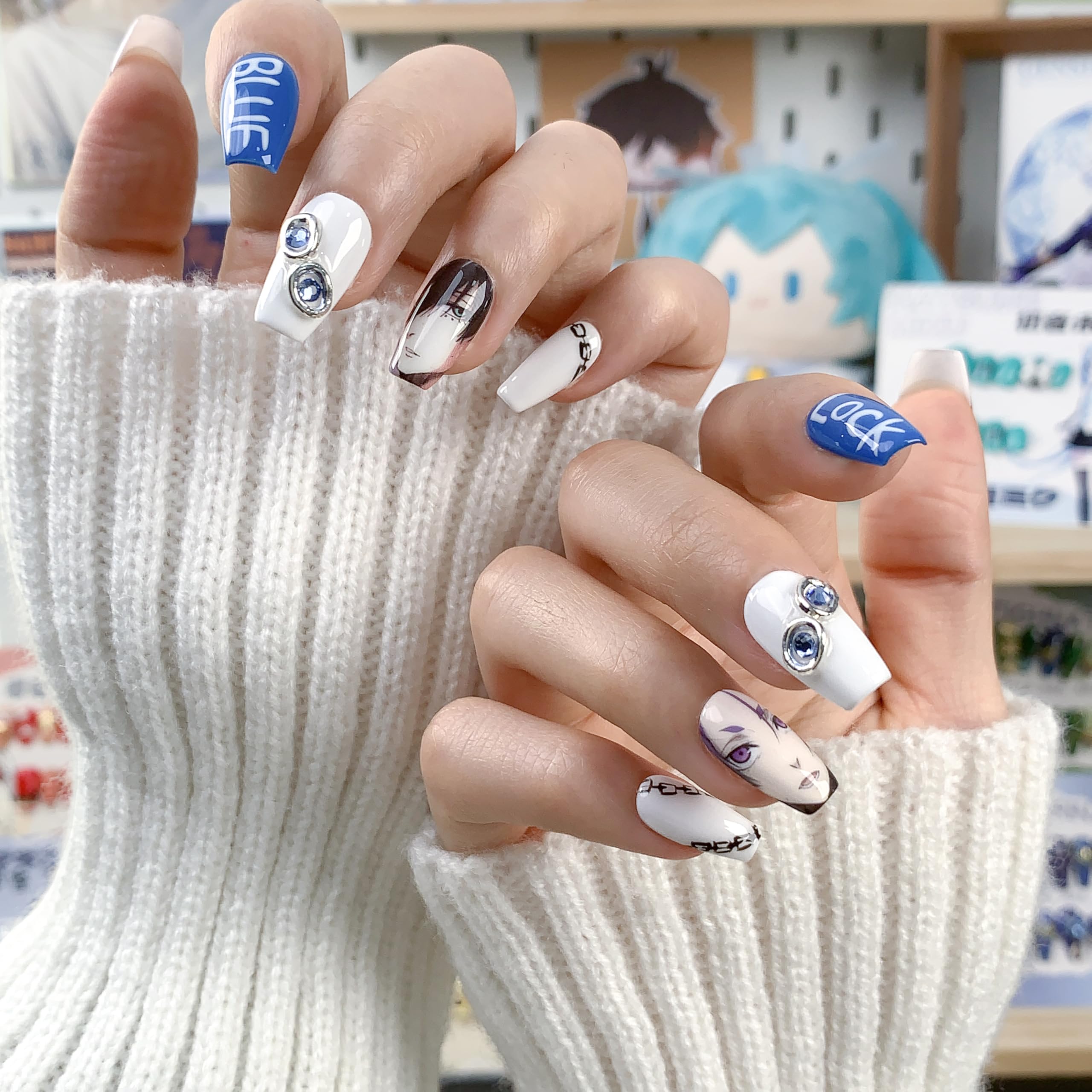 Amazon | Lukaka アニメ 痛ネイルブルーロック 凪誠士郎 糸師凛 御影玲