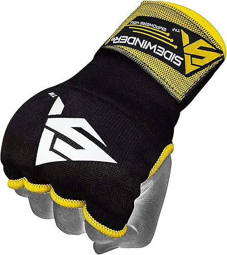 Miniatura 2 de SideWinder Guantes acolchados de gel para boxeo, soporte de muñeca, protector de puño, ideal para artes marciales, artes marciales, muay thai,