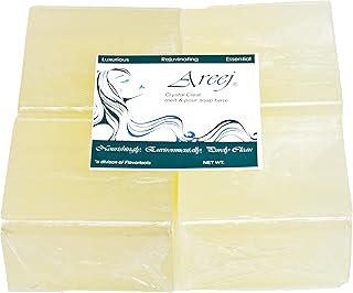 Areej Hypo~Allergenic Biodegradable Crystal Clear Soap Base made with 100% Pure  - Compare price