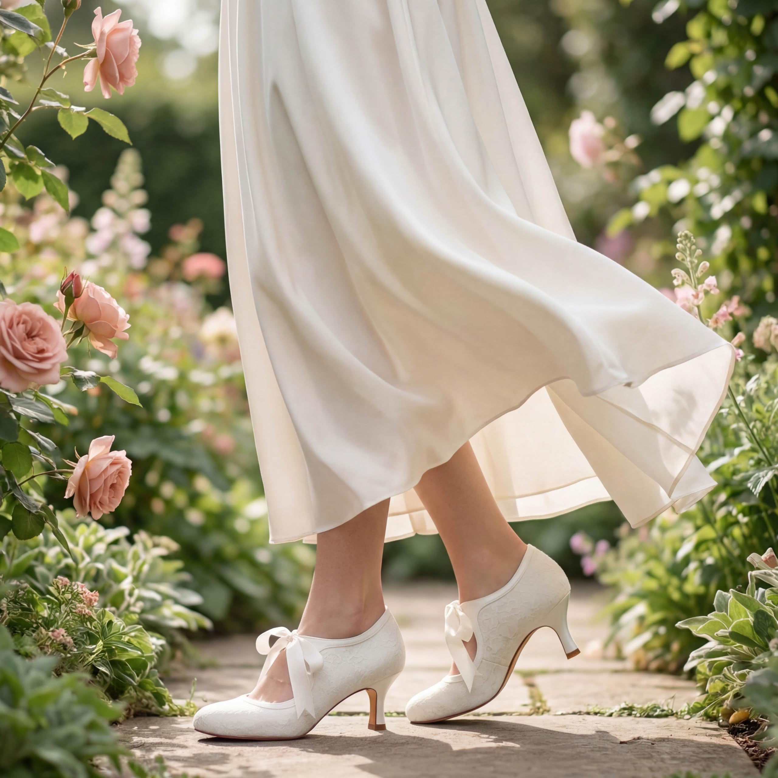 JIAJIA 14031 Hochzeitsschuhe Brautschuhe Spitze Damen Pumps