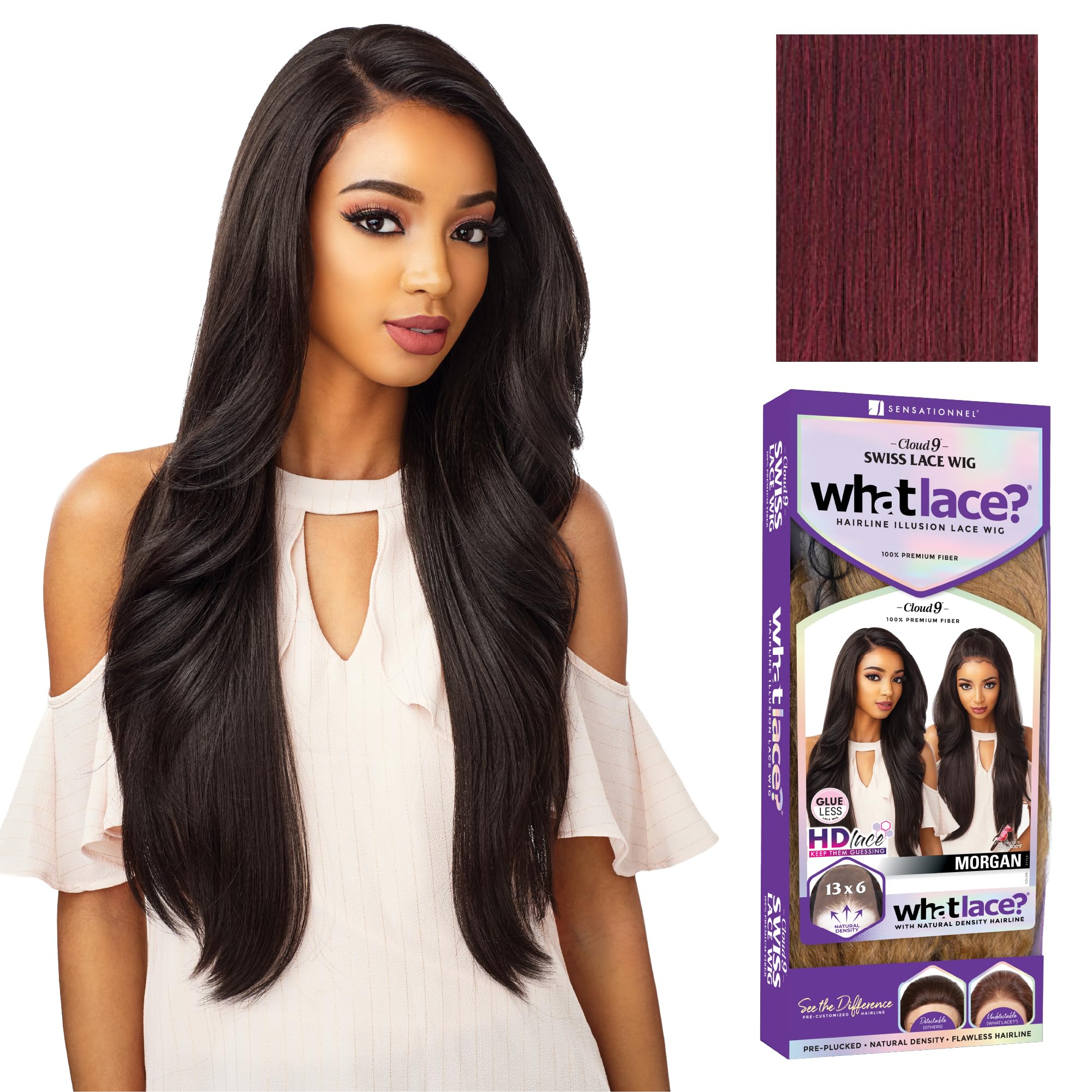 Amazon.com : Sensationnel What Lace 13X6 Wigs - Morgan Lacefrontal
